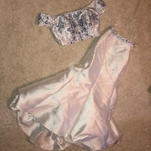 Alyce Prom Dress Two piece size 8